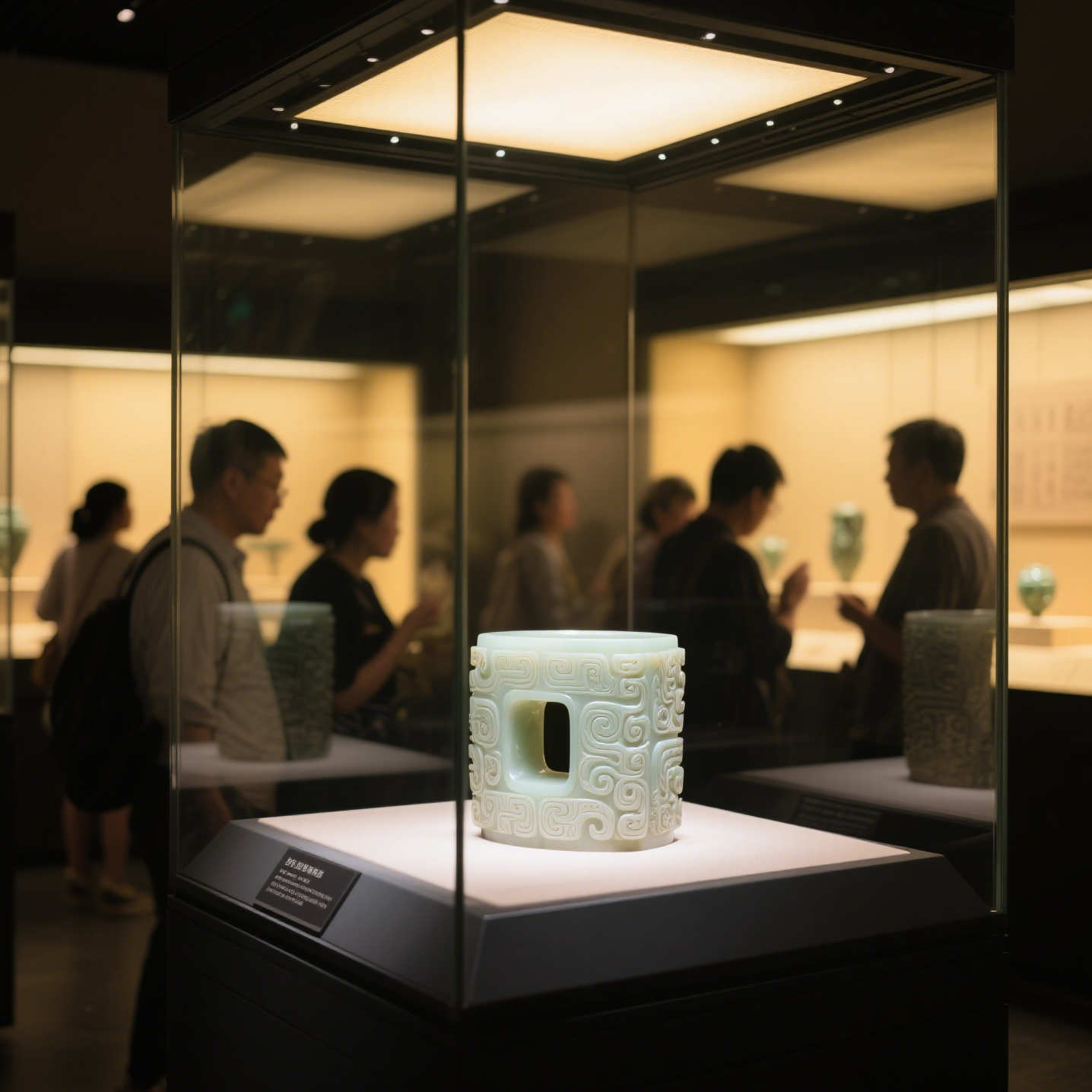Exquisite jade artifact at Shanghai Museum in People’s Square