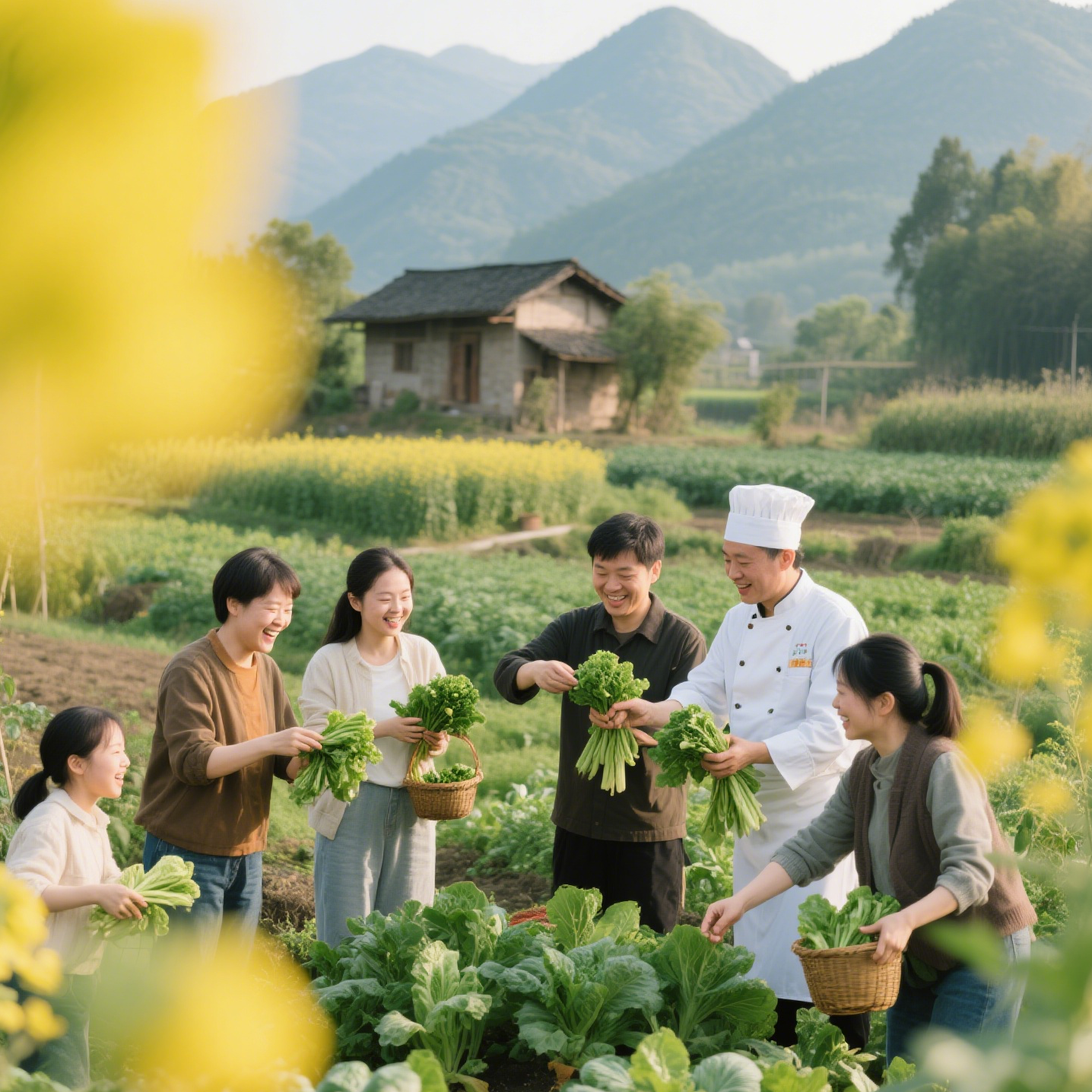 Chengdu countryside farm-to-table cooking experience, part of this Chengdu foodie itinerary