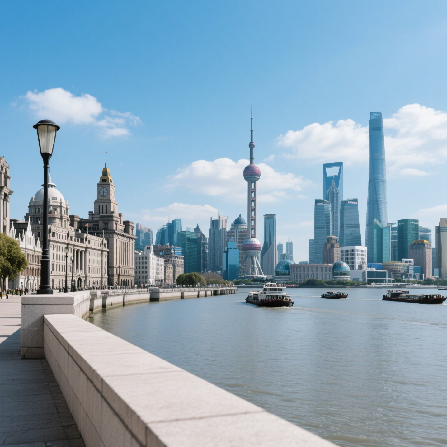 The Bund historic buildings and Pudong skyline, a highlight of 5 days in Shanghai itinerary”
